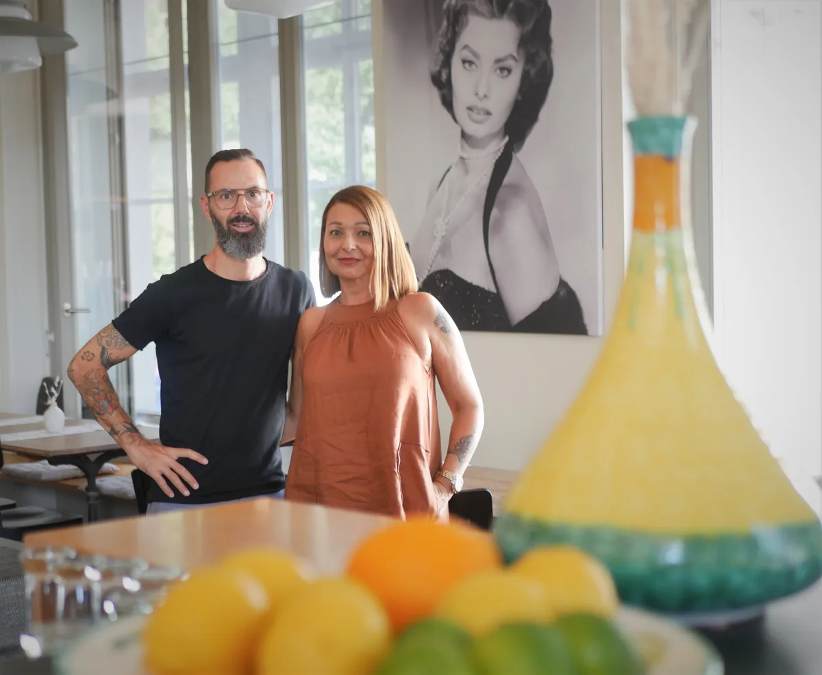 Die neuen Betreiber des Sticki Kaffee in Turbenthal, Patrick und Tiziana Bernheim.