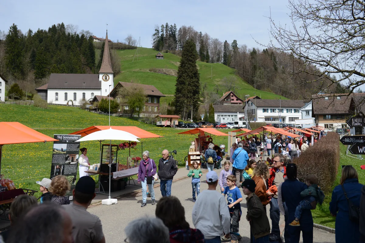 Der Frühlingsmarkt Fischenthal zog bei schönem Wetter wieder viele Besucherinnen und Besucher an. Der Frühlingsmarkt Fischenthal zog bei schönem Wetter wieder viele Besucherinnen und Besucher an.