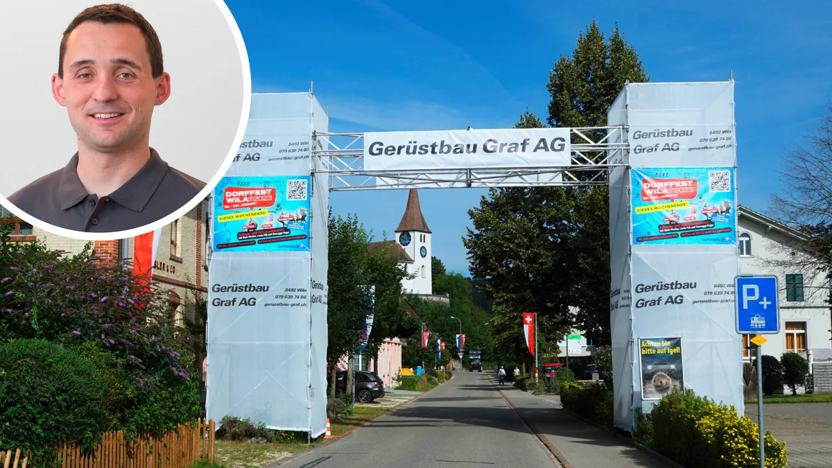 OK-Mitglied Martin Furrer verantwortet die Sicherheit und den Verkehr am Wilemer Dorffest.