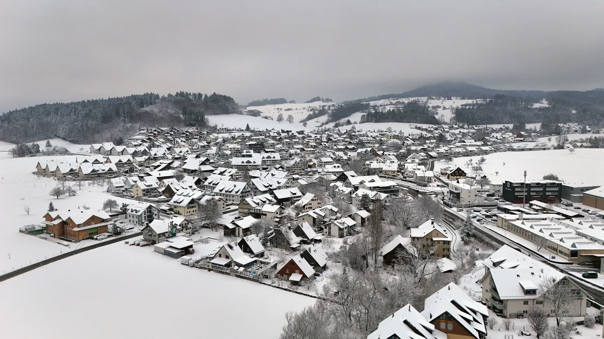 Hittnau in Weiss
