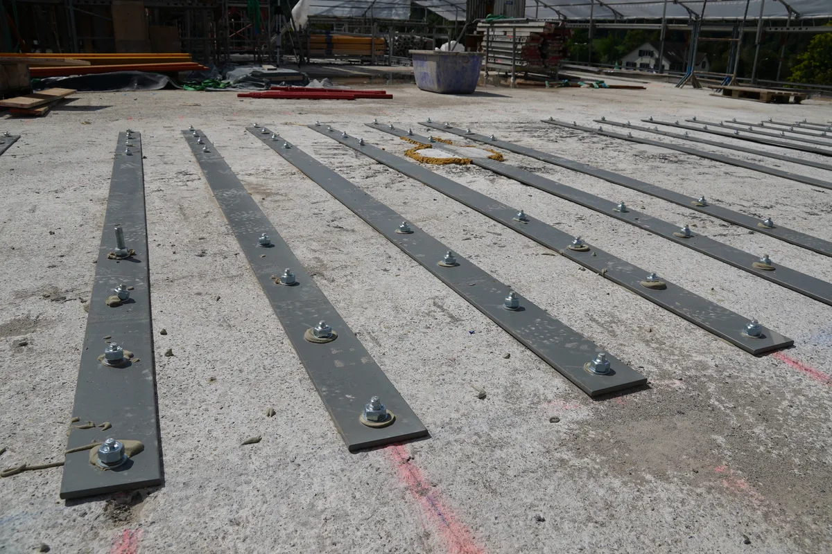 Begehung der Baustelle vom Oberstufenschulhaus in Rikon