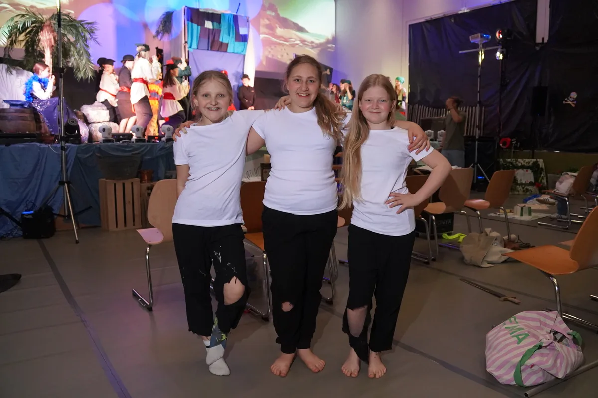 Von Links: Olivia, Nora und Alena