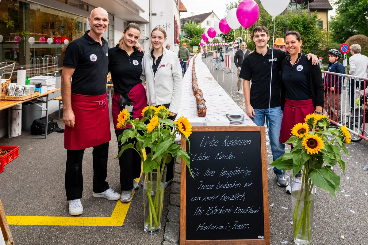 Die dritte Generation der Bäckerei Montanari in Wetzikon-Robenhausen feiert das 90 Jährige Firmenjubiläum.