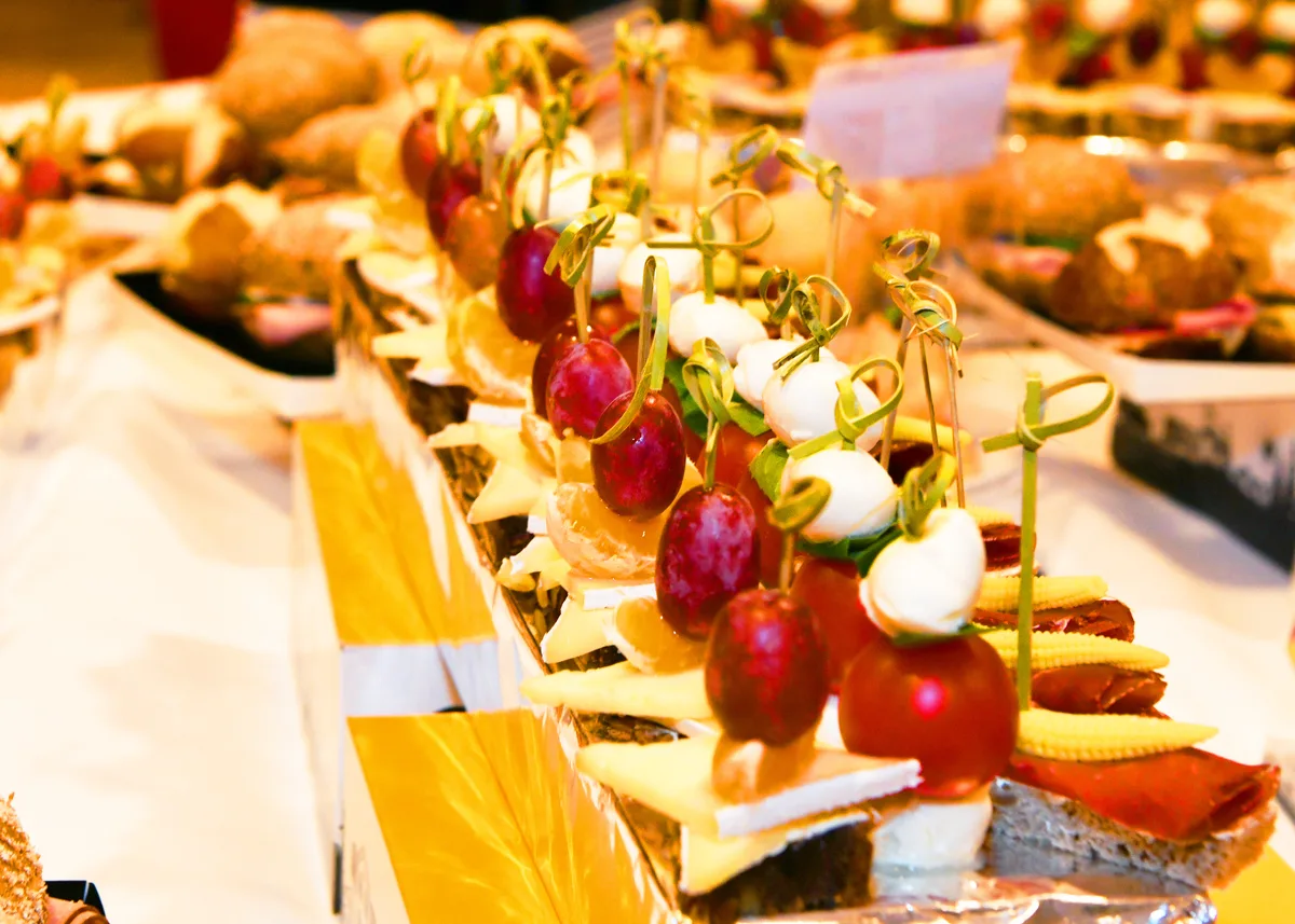 Auch die Details  des Apéros überzeugen.