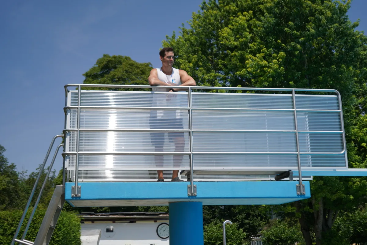 Victor Wunderlin, Betriebsleiter der Badi Neuguet.