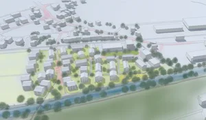 23358871-4 So könnte die Überbauung in Saland einst aussehen.