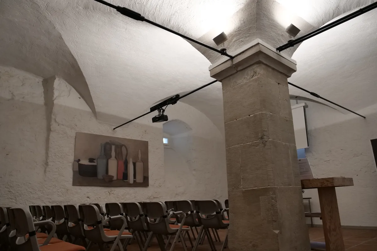 Innenraum eines Gewölbekellers