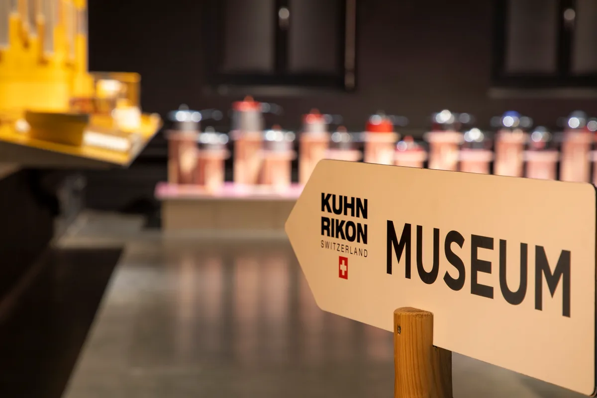Das Kuhn-Rikon-Museum war ursprünglich ein Pensionierungsgeschenk an Geschäftsführer Wolfgang Auwärter-Kuhn. Das Kuhn-Rikon-Museum war ursprünglich ein Pensionierungsgeschenk an Geschäftsführer Wolfgang Auwärter-Kuhn.