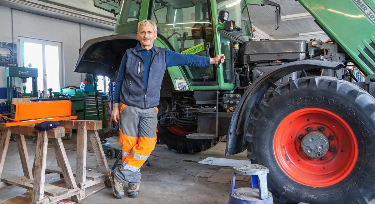 Max Bosshard ist OK-Präsident der Gewerbeshow Bauma und selbst Gewerbler. Er führt ein Lohnunternehmen.