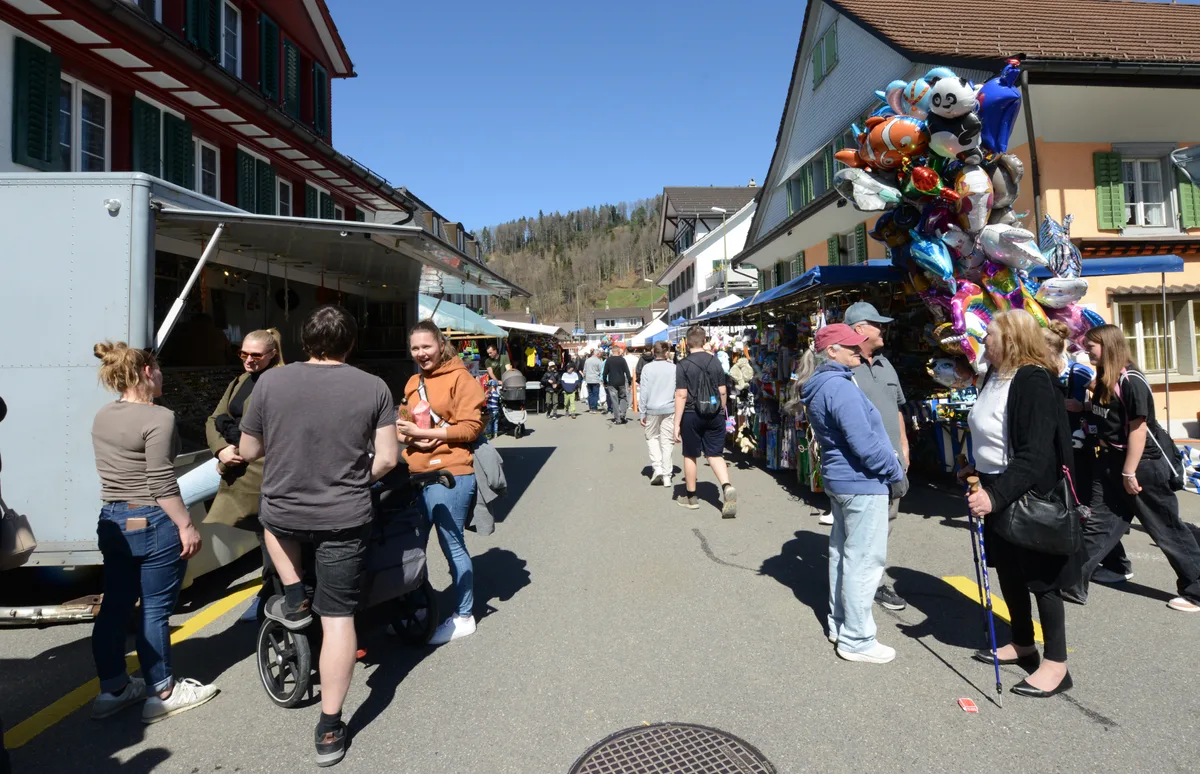 Am Freitag und Samstag, 4. und 5. April 2025, fand in Bauma der Frühlingsmarkt statt. Fotos von Mirjam Müller.