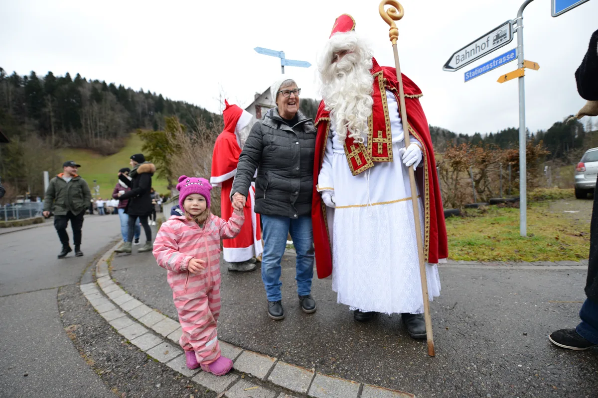 Der Chlausumzug im Fischenthal vom Sonntag, 8. Dezember 2024.