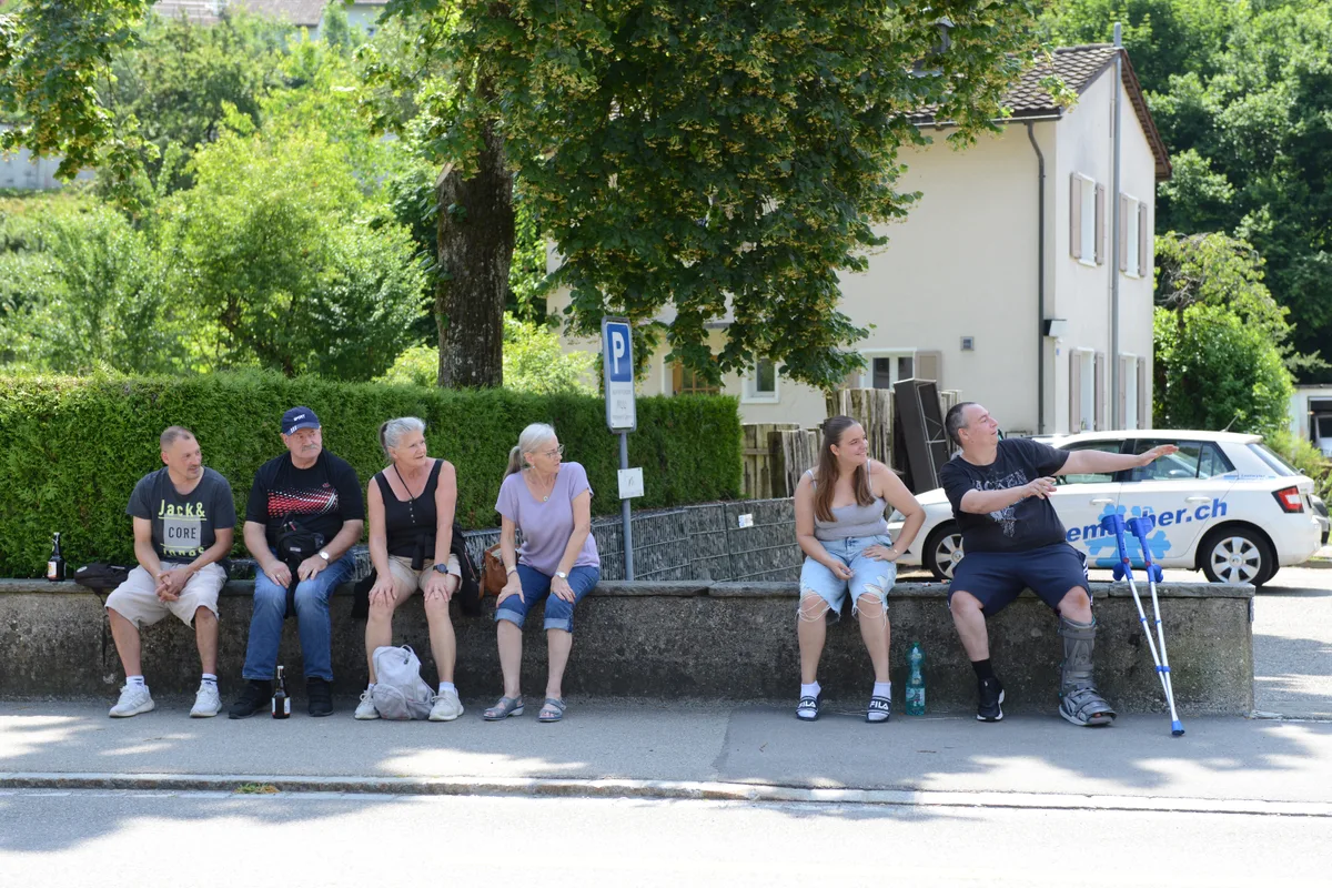 Die Tour de Suisse am 21 Juni 2025 fuhr durch Bauma