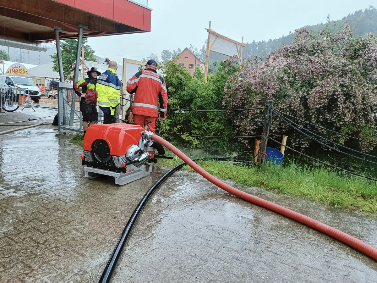 Feuerwehreinsatz in Turbenthal