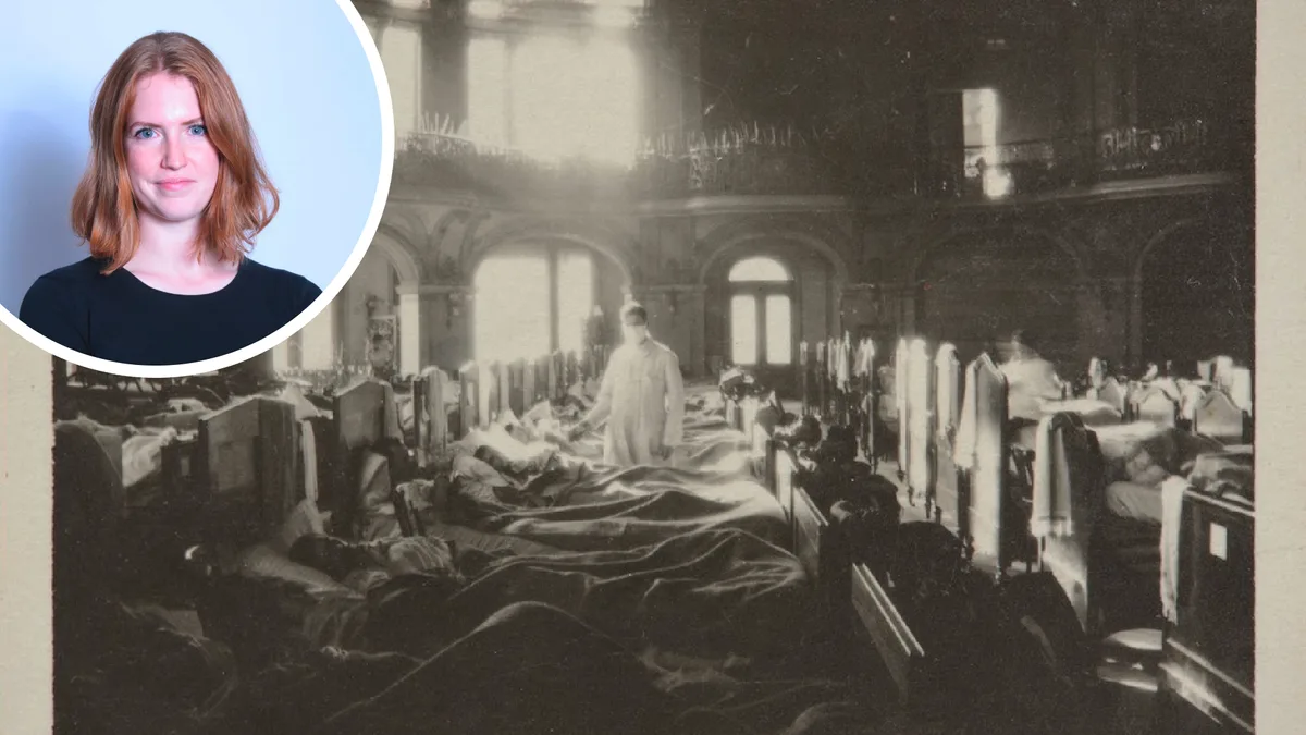 Als die Spanische Grippe in der Schweiz wütete, gab es gar ein Notspital in der Tonhalle. Alexandra Fahrner will mehr über diese Zeit erfahren.