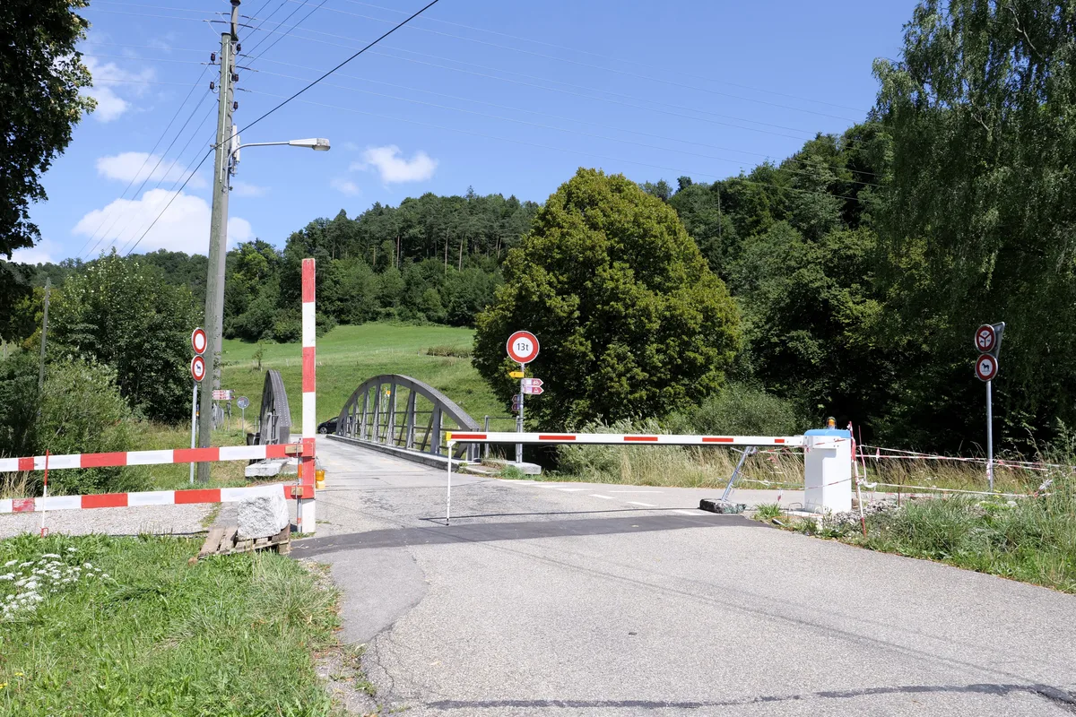 Ab jetzt gibt es kein Durchkommen mehr: Die Sommeraubrücke dürfen nur wenige Berechtigte öffnen.