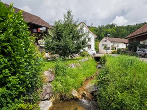 Der Zellerbach fliesst heute grösstenteils unterirdisch durch das Dorf. Das soll sich nun ändern. Der Zellerbach fliesst heute grösstenteils unterirdisch durch das Dorf. Das soll sich nun ändern.