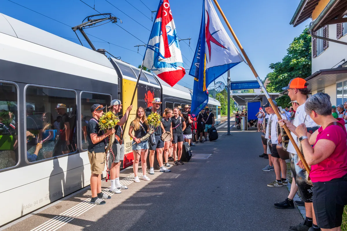 Der Turnverein Wila wurde nach dem Wochenende am Eidgenössischen Turnfest in Lausanne ehrenvoll empfangen.