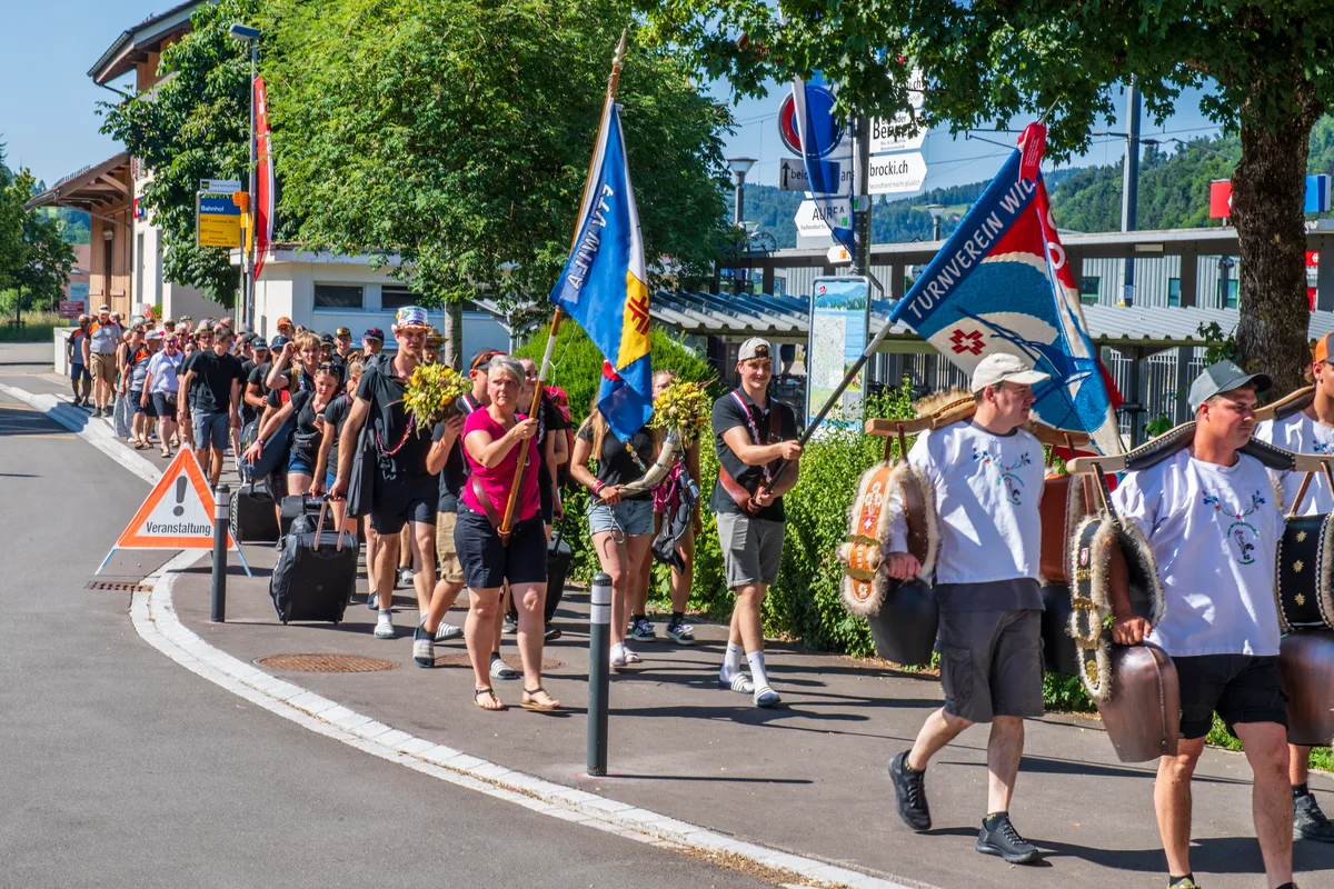 Der Turnverein Wila wurde nach dem Wochenende am Eidgenössischen Turnfest in Lausanne ehrenvoll empfangen.