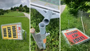 Fotos Vandalismus Bauma, 28. auf 29. Mai 2025 Fotos Vandalismus Bauma, 28. auf 29. Mai 2025