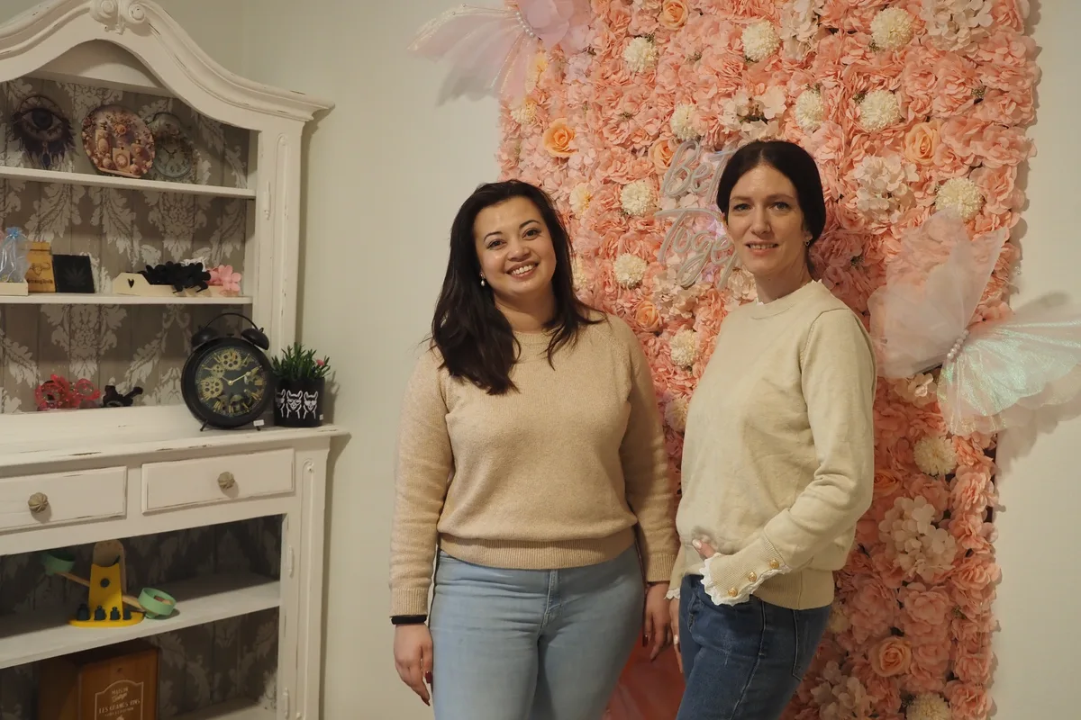 Sandra Jäger (links) und Sarah Rampinelli spannen als Unternehmerinnen zusammen.