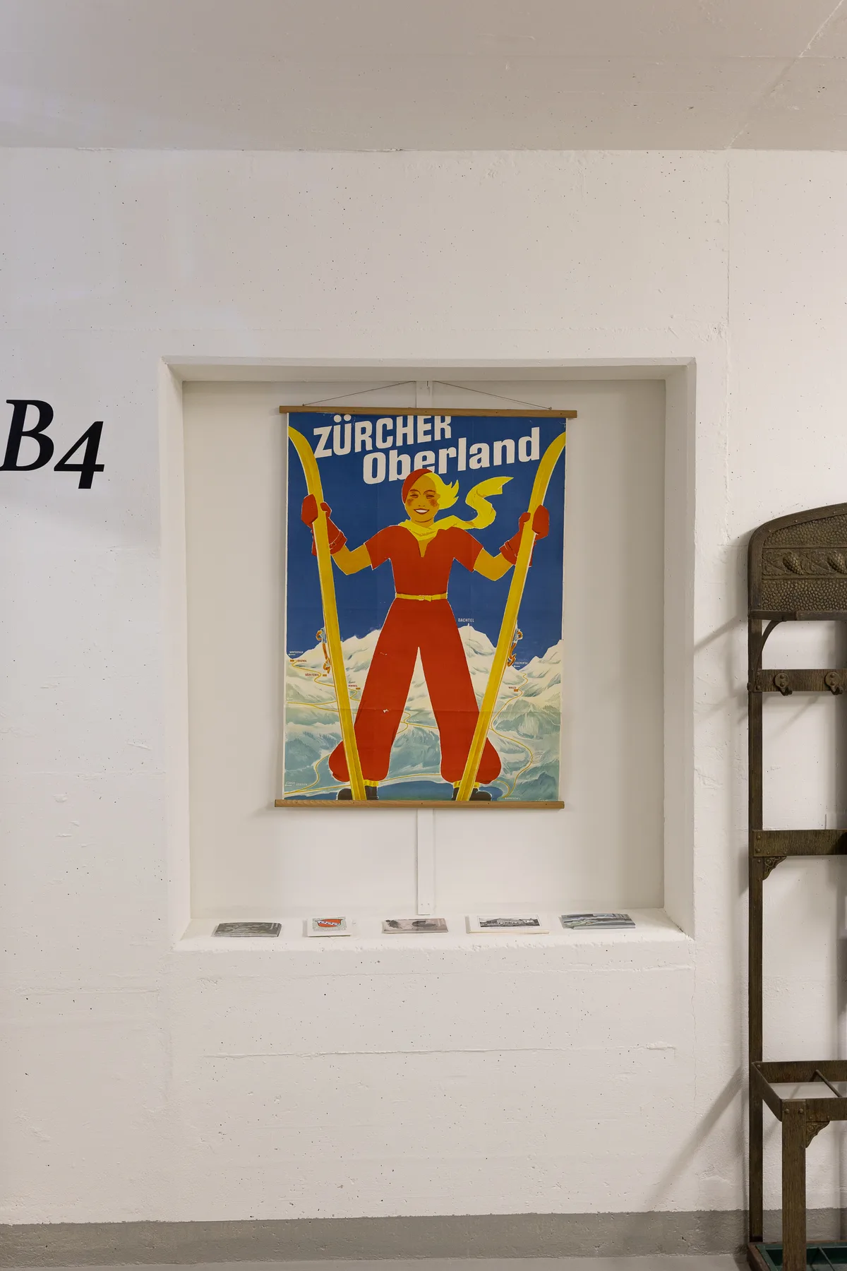 Ein Plakat aus der Zeit, als das Oberland noch für Skitourismus bekannt war. Schaudepot Tösstal