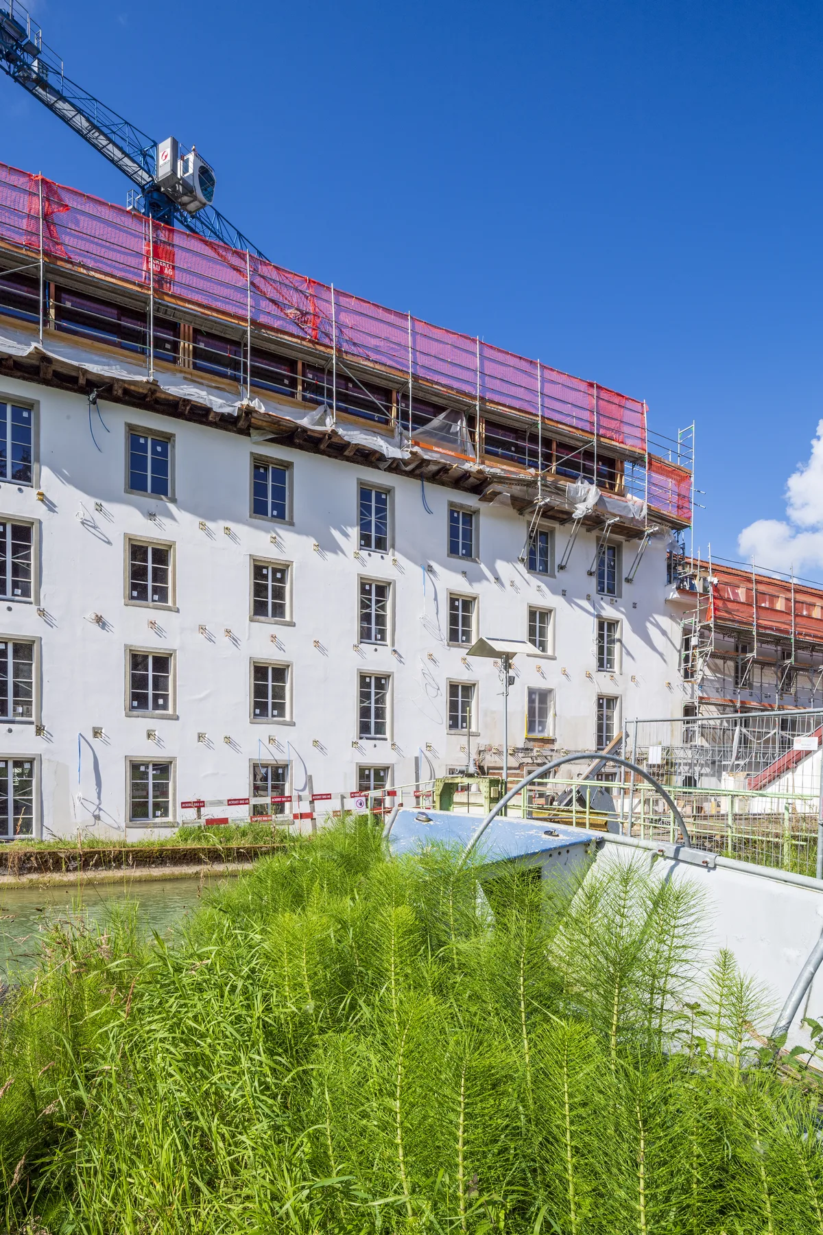 Die Renovation und der Umbau der Spinnerei in Kollbrunn nähern sich ihrer Vollendung.