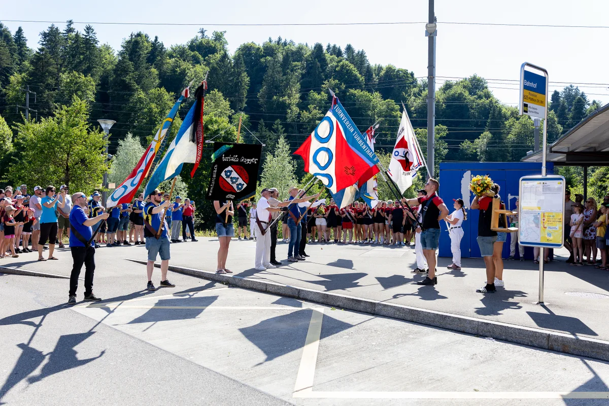 Turbenthal empfängt seine Turnerinnen und Turner nach dem Eidgenössischen Turnfest.