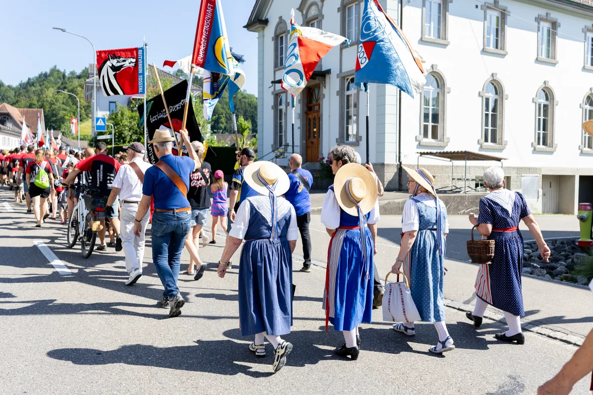 Turbenthal empfängt seine Turnerinnen und Turner nach dem Eidgenössischen Turnfest.