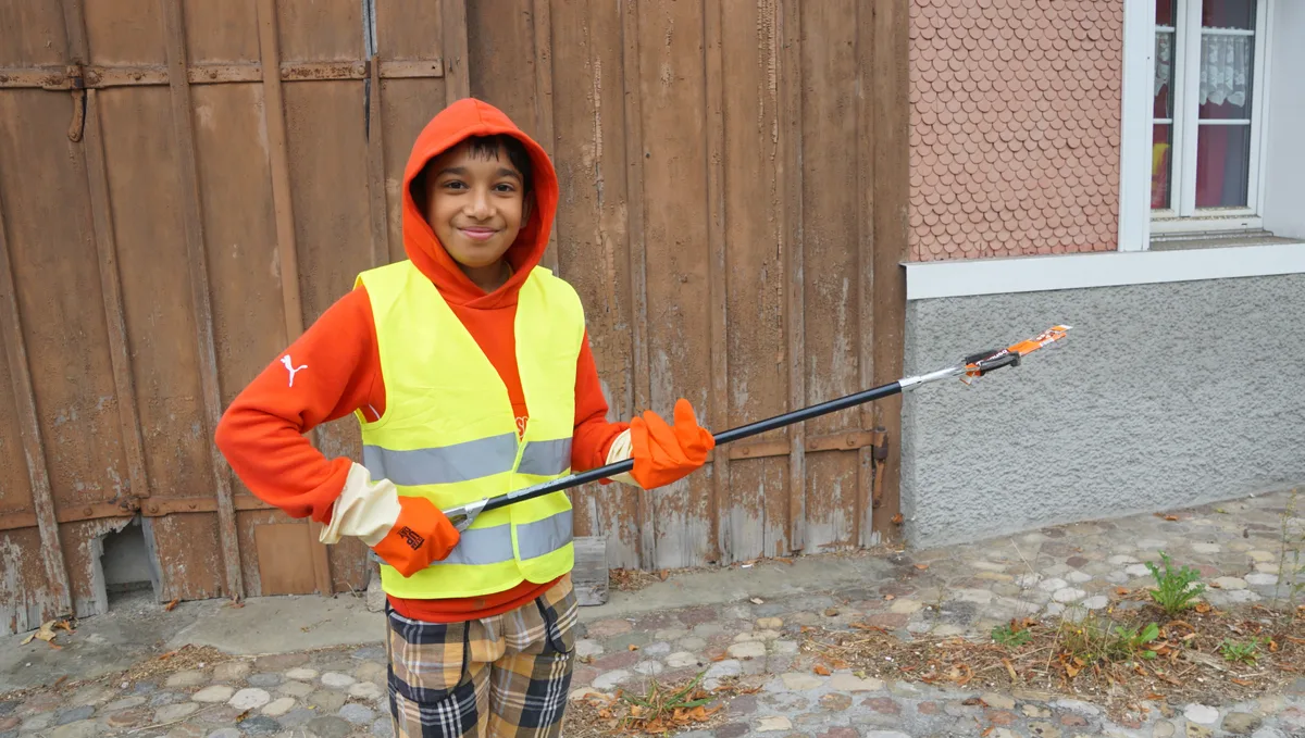 Clean-Up-Day 2023 der Primar-und Sekundarschule Wila, gemeinsam mit der Politischen Gemeinde und dem Naturschutzverein Turbenthal-Wila.