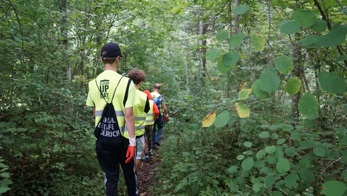 Clean-Up-Day 2023 der Primar-und Sekundarschule Wila, gemeinsam mit der Politischen Gemeinde und dem Naturschutzverein Turbenthal-Wila.