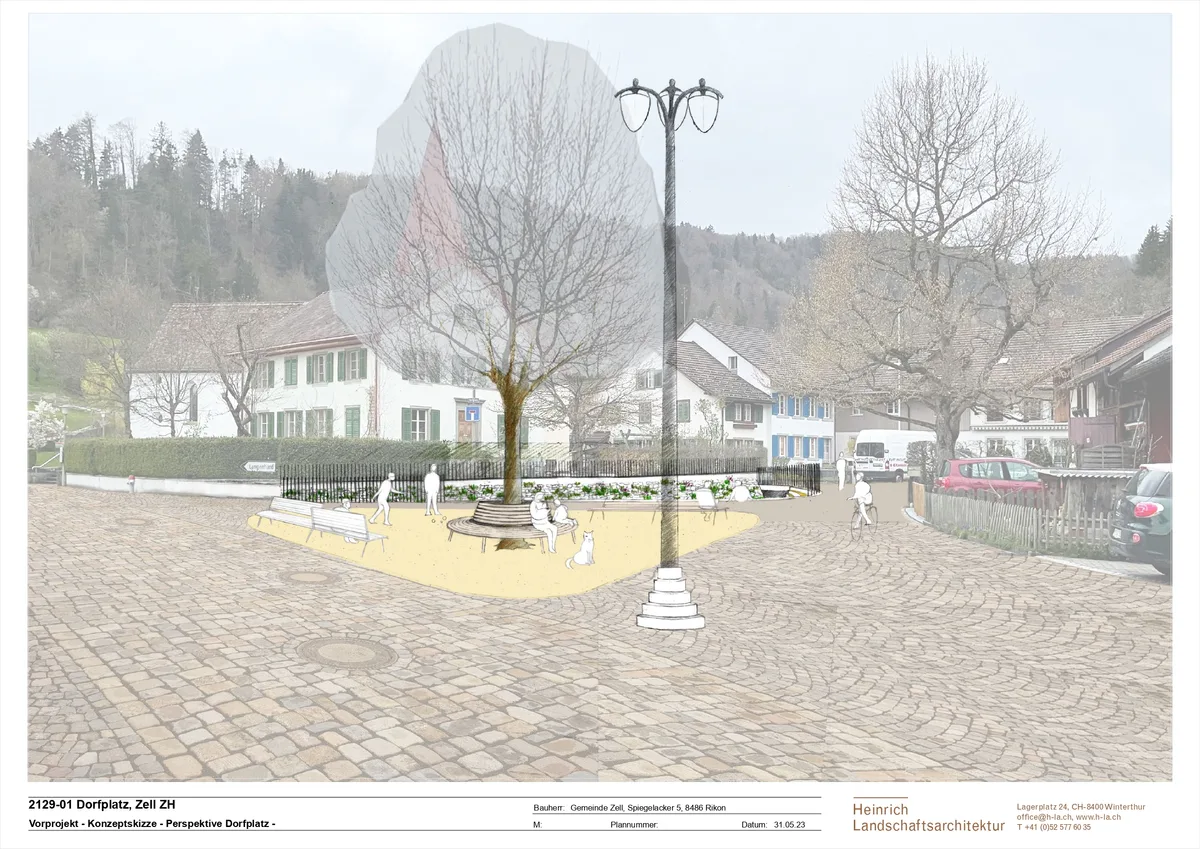 Visualisierungen Dorfplatz