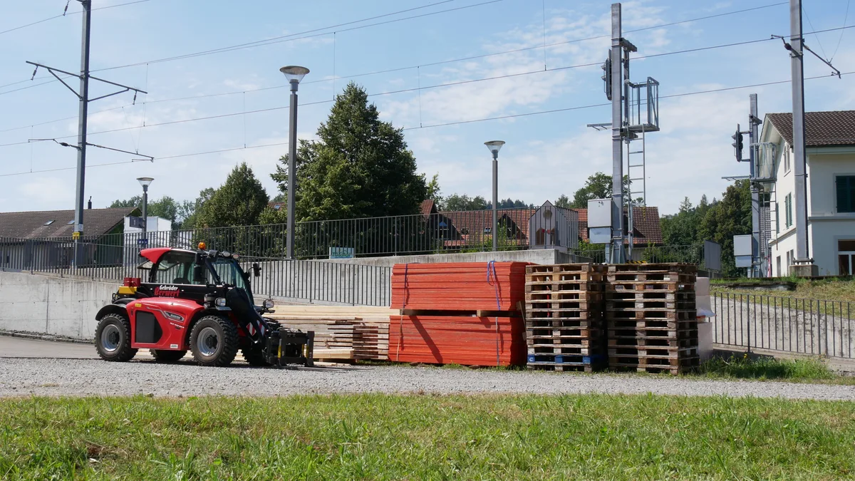 Aufbau Dorffest Wila