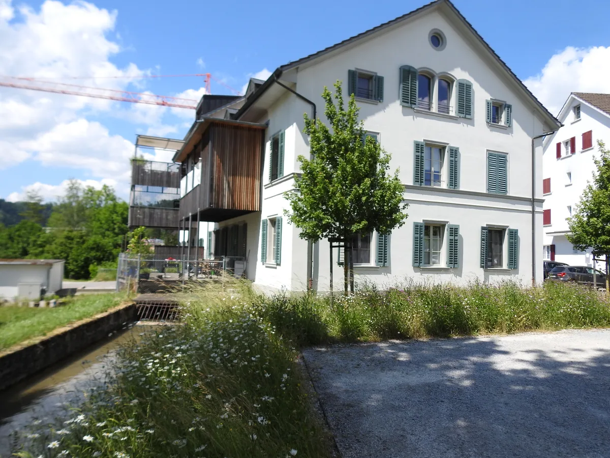Das heutige Wohnhaus am Mühleweg 1