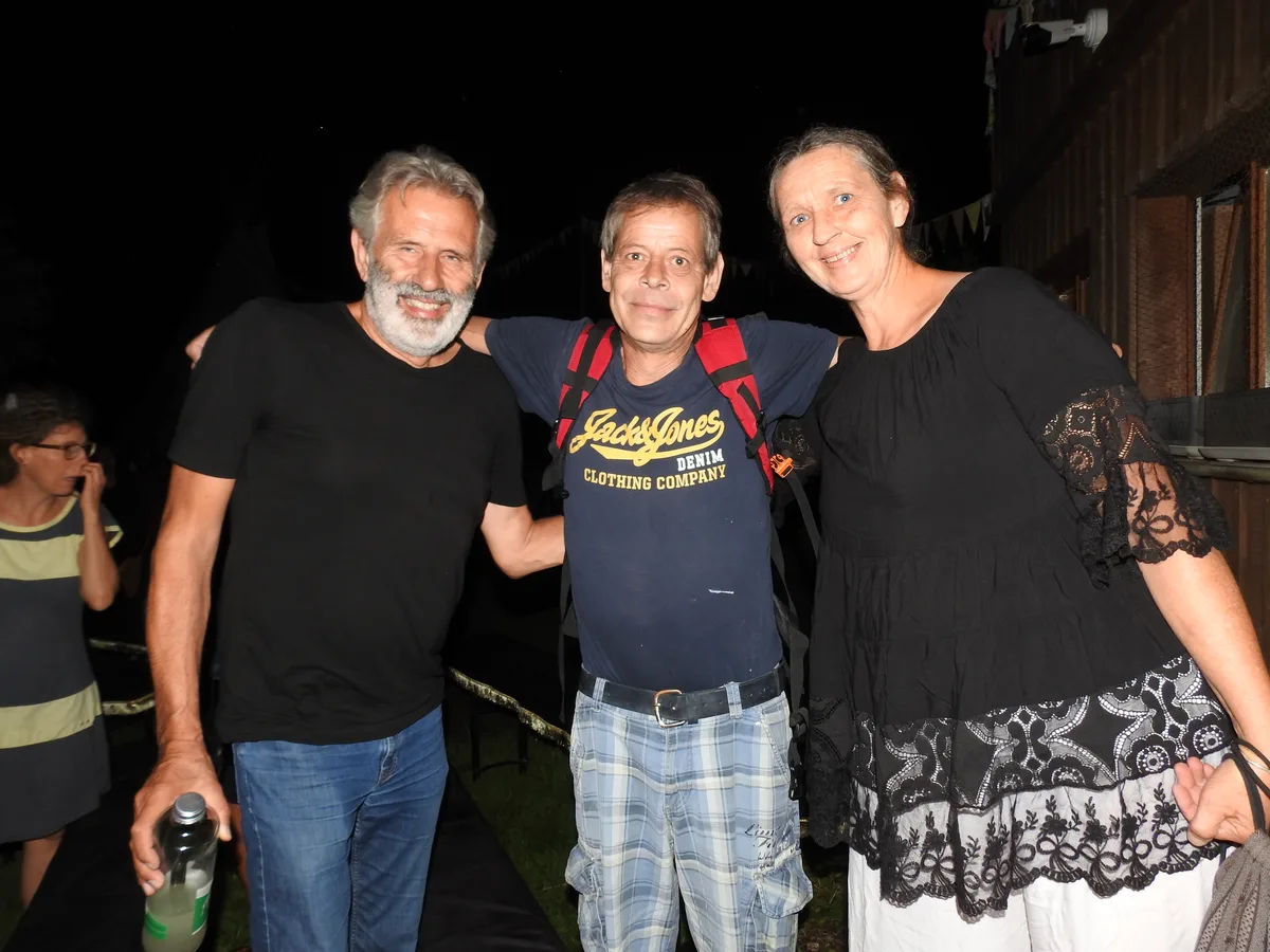Heinz Fritschi (links) vom Campingplatz Saland hat den Anlass organisiert.