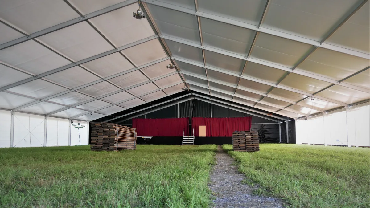 Aufbau Dorffest Wila
