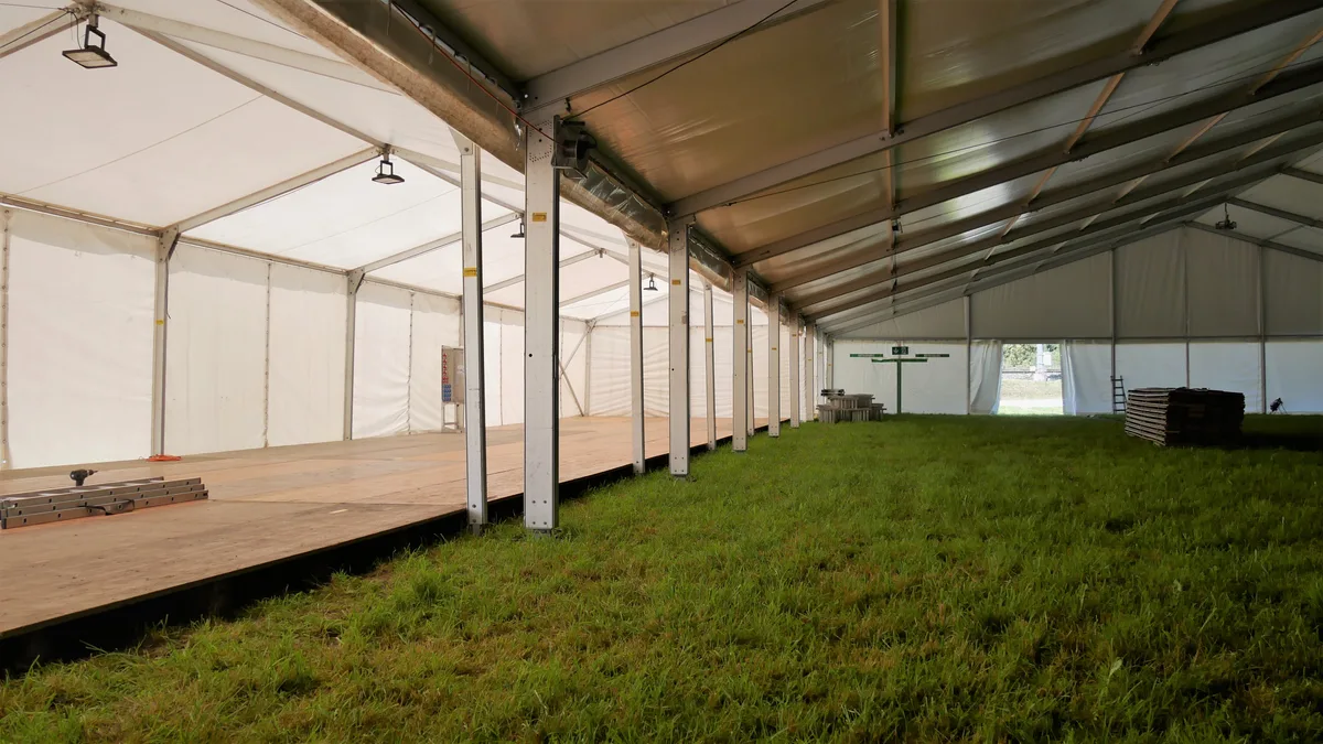 Aufbau Dorffest Wila