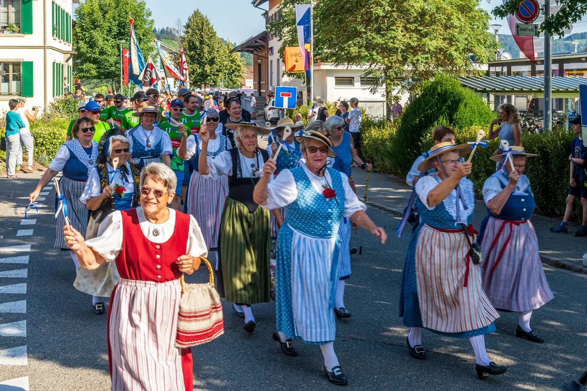 Das ganze Dorf war am Dorffest in Wila involviert.