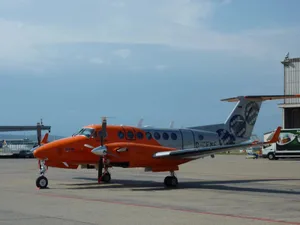 Die zweimotorige Beechcraft King Air 350 hat hochpräzise Messinstrumente an Bord. Die zweimotorige Beechcraft King Air 350 hat hochpräzise Messinstrumente an Bord.