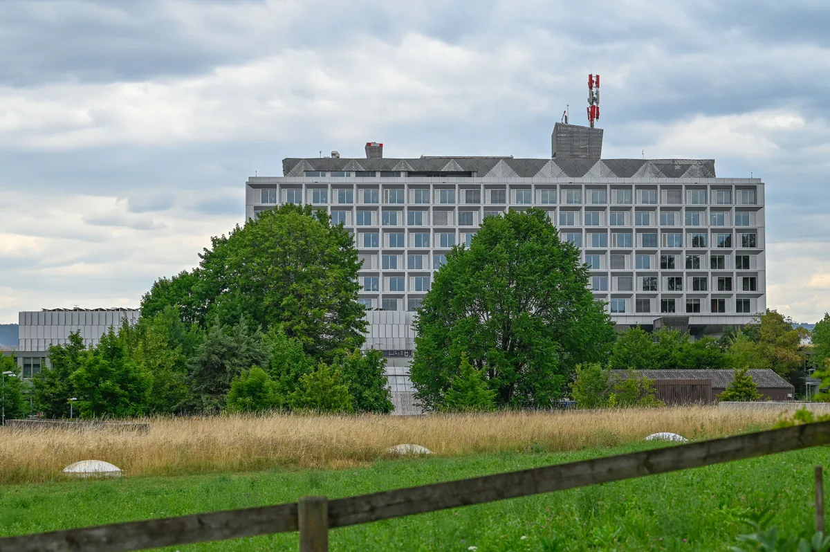 Ein zentraler Bestandteil der Thurmed-Gruppe: das Kantonsspital Thurgau in Frauenfeld. Man sieht das Kantonsspital Thurgau in Frauenfeld.