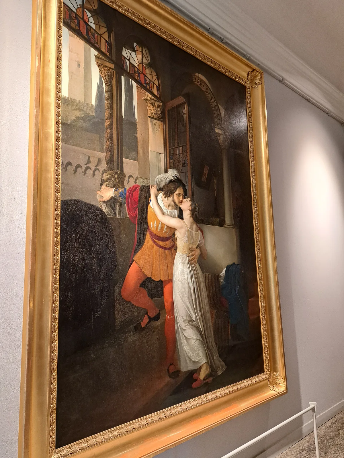 Eines der berühmtesten Gemälde in der Villa Carlotta ist das Werk «Romeos letzter Kuss an Julia» von Francesco Hayez von 1823. Bild vom letzten Kuss von Romeo und Julia