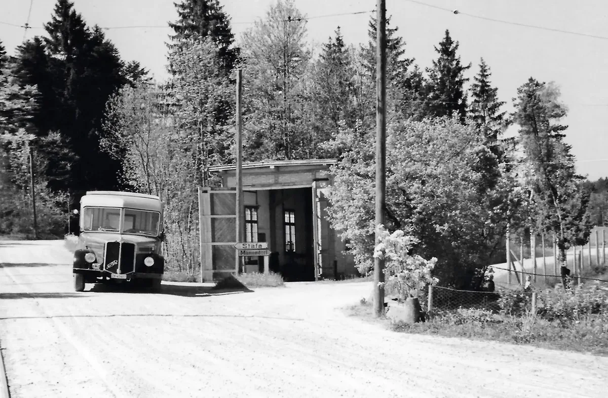 Ein altes Foto eines VZO-Busses.