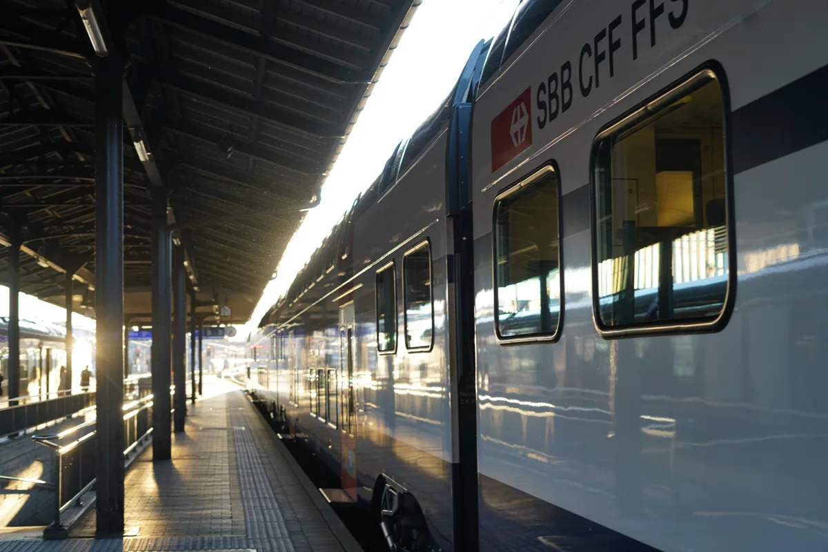 Diese S-Bahn fährt heute bis nach Chur.