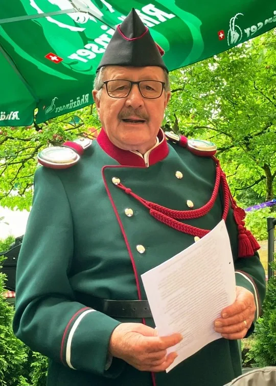 Eduard Hauser ist Vizepräsident der Kavalleriemusik Zürich und Umgebung.