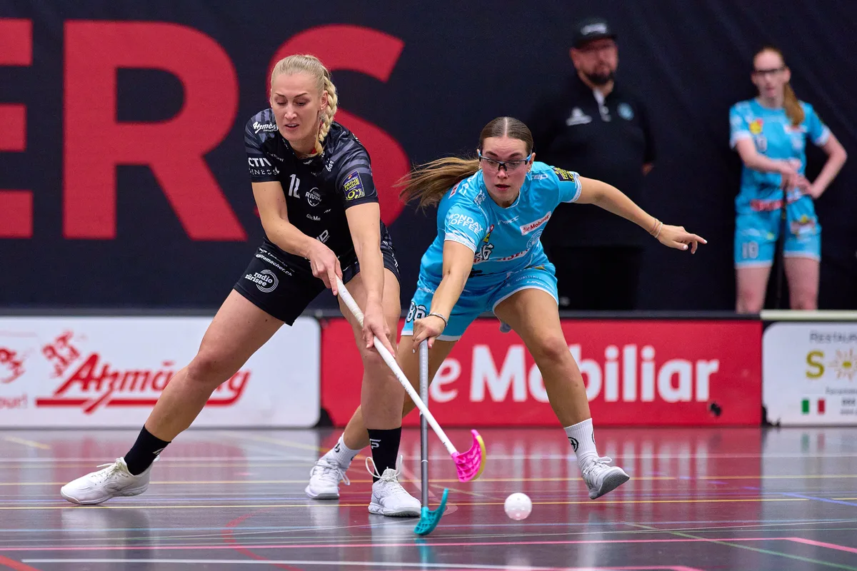 Anna Bachrata (links) brachte mit ihrem 4:4 die Riders in die Verlängerung. Anna Bachrata (links) brachte mit ihrem 4:4 die Riders in die Verlängerung.