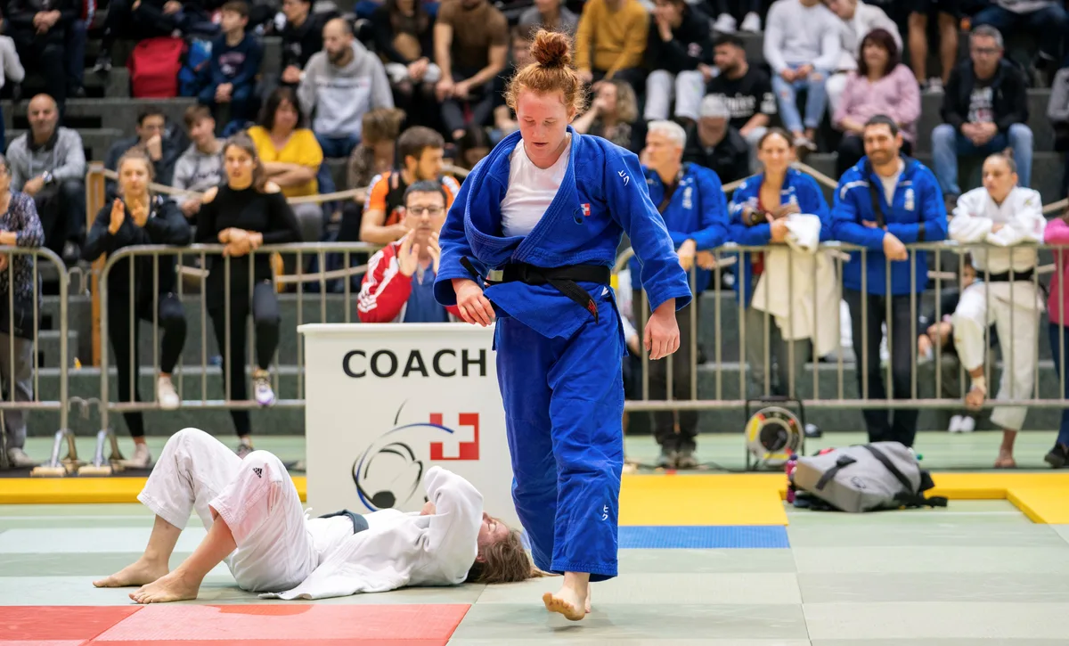 Gioia Vetterli gilt als vielfältige Judoka im Stand- und Bodenkampf. Die Ustermer Judoka Gioia Vetterli.