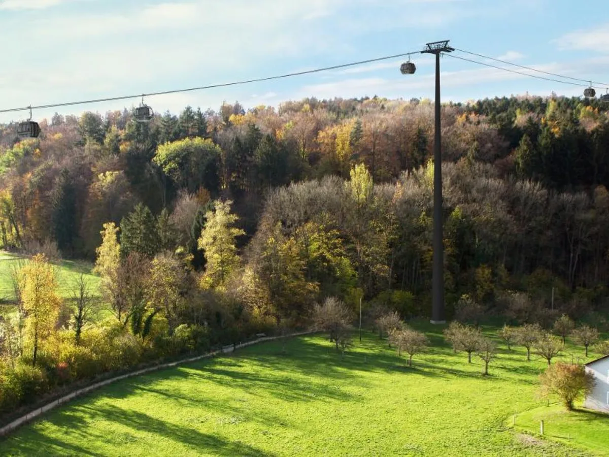 30667025-3 Eine Visualisierung der geplanten Zoo-Seilbahn.
