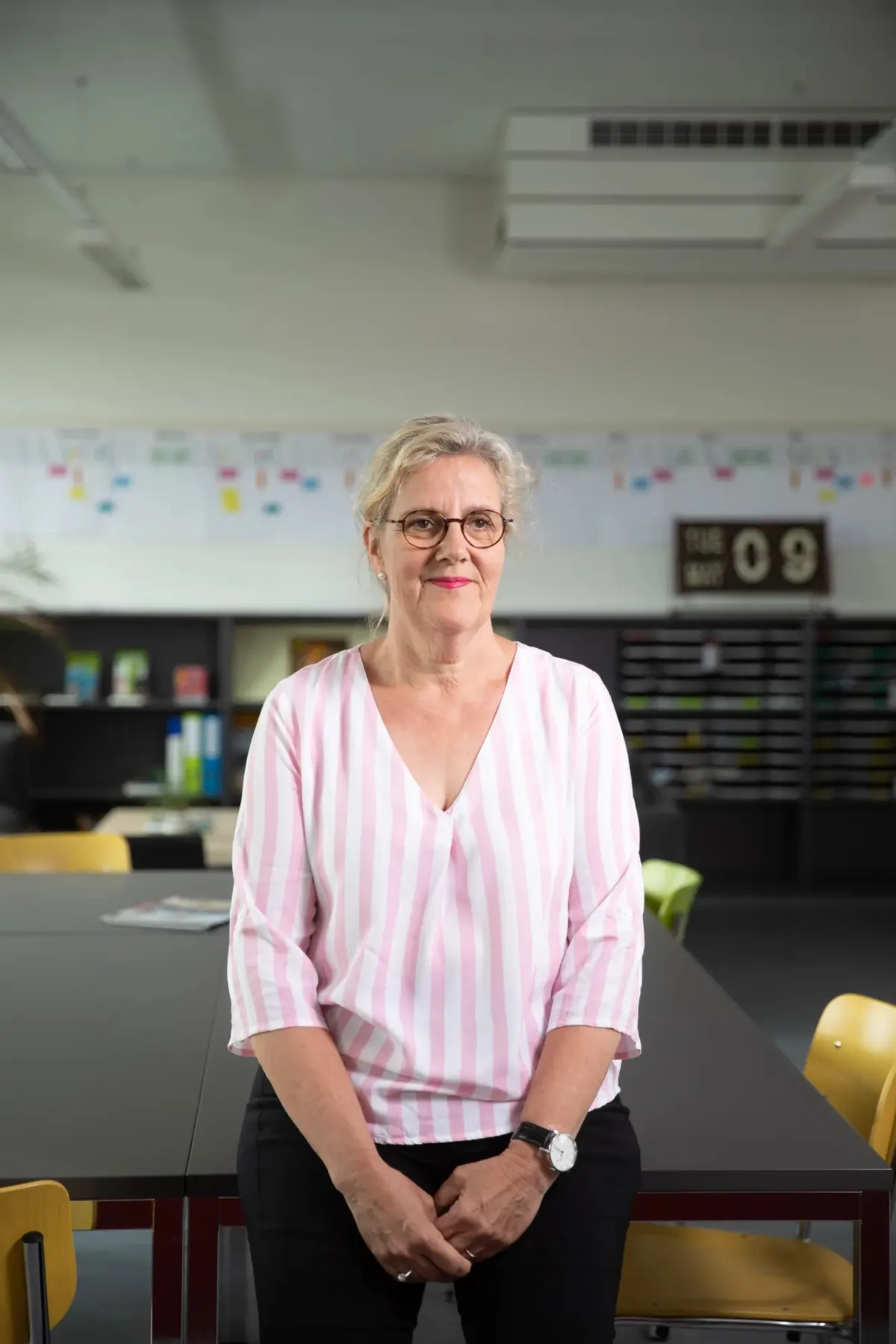 Sibylle Fuchs ist Schulleiterin im Schulhaus Oberhausen in Opfikon.