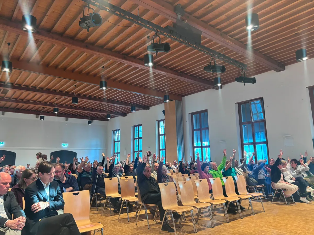 Die Zustimmung fürs GZO war gross: 101 Personen sagten Ja. Die Zustimmung fürs GZO war gross: 101 Personen sagten Ja.