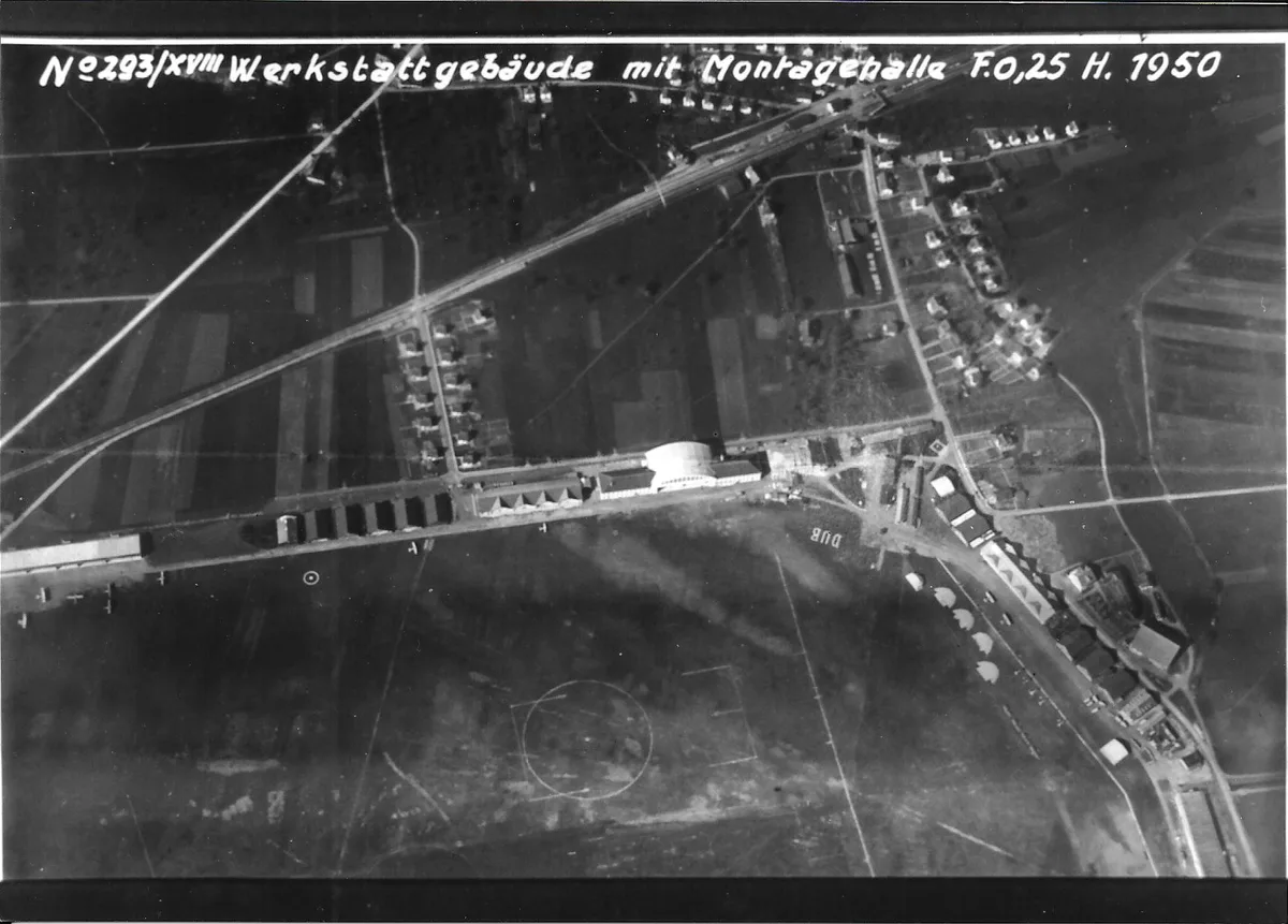 Montagehallen Dübendorf 1950.