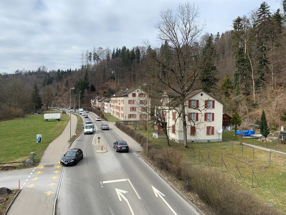 Alte Kosthäuser an der Aathalstrasse.